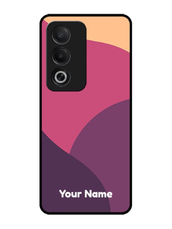 Custom Oppo K12x 5G Custom Glass Phone Case - Mixed Multi - Colour Abstract Art Design