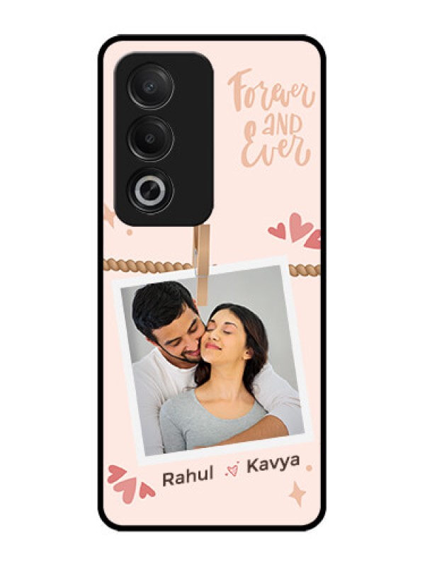 Custom Oppo K12x 5G Custom Glass Phone Case - Forever And Ever Love Design