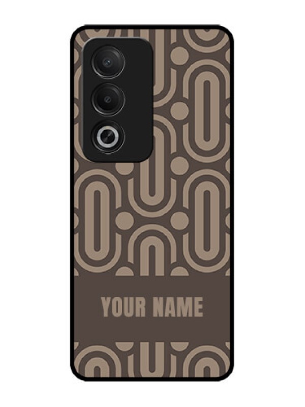 Custom Oppo K12x 5G Custom Glass Phone Case - Captivating Zero Pattern Design