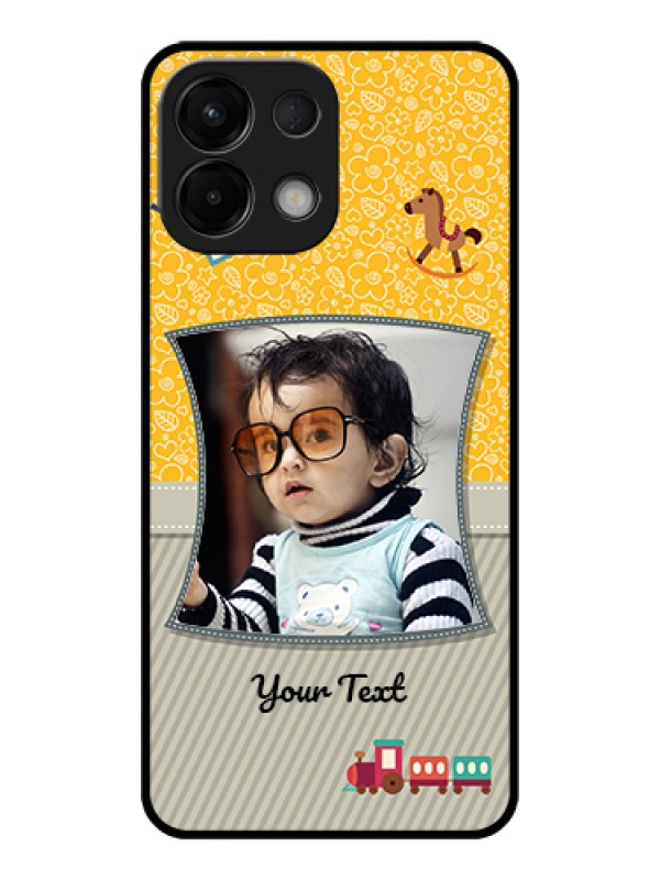 Custom Oppo K13 5G Custom Glass Phone Case - Baby Picture Upload Design
