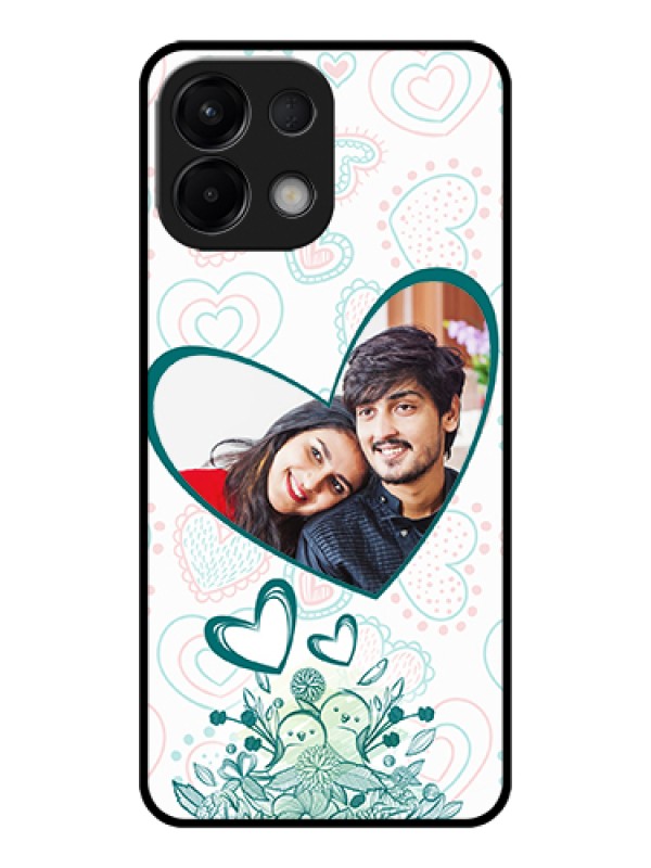 Custom Oppo K13 5G Custom Glass Phone Case - Premium Couple Design
