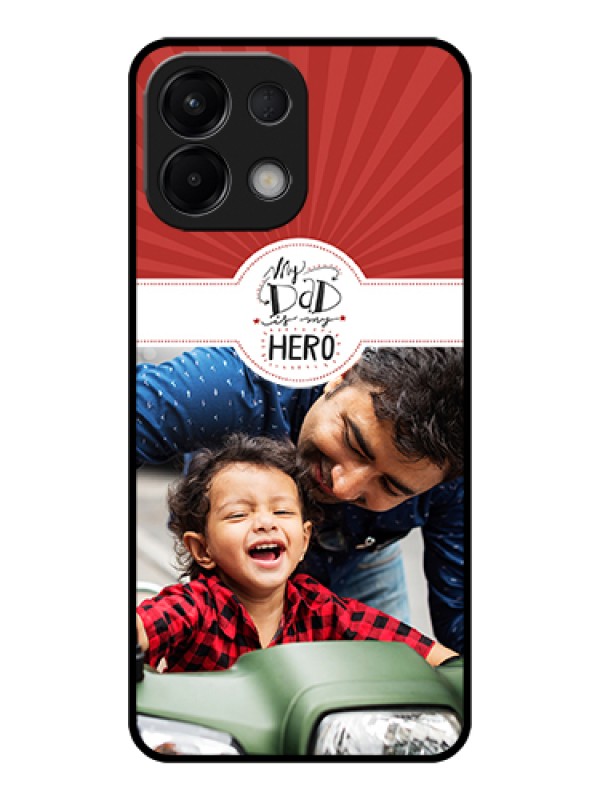 Custom Oppo K13 5G Custom Glass Phone Case - My Dad Hero Design