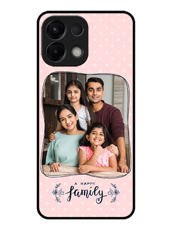 Custom Oppo K13 5G Custom Glass Phone Case - Family With Dots Design