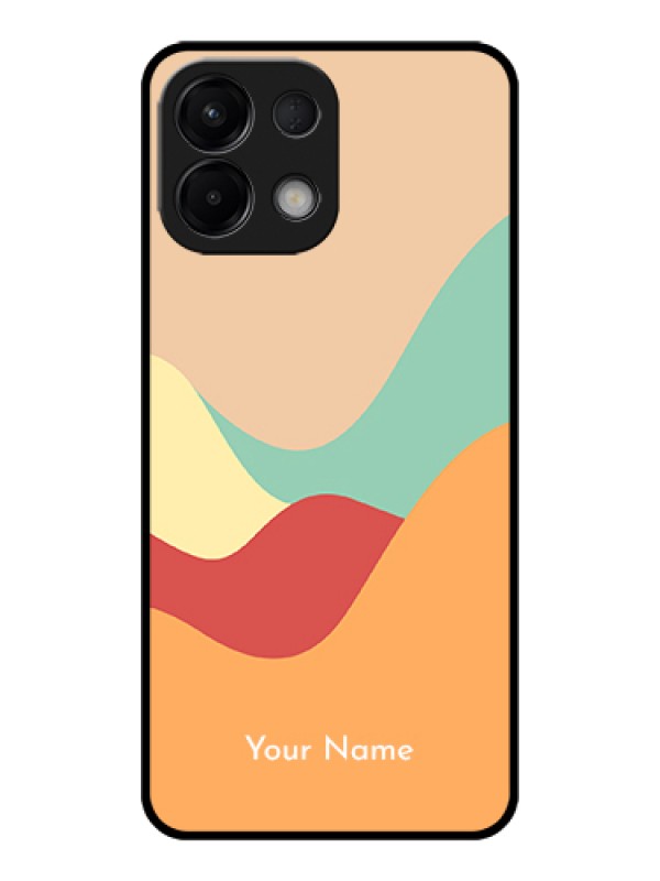 Custom Oppo K13 5G Custom Glass Phone Case - Ocean Waves Multi - Colour Design