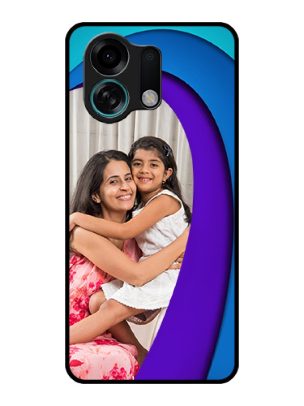 Custom Oppo K13 Turbo 5G Custom Glass Phone Case - Simple Pattern Design
