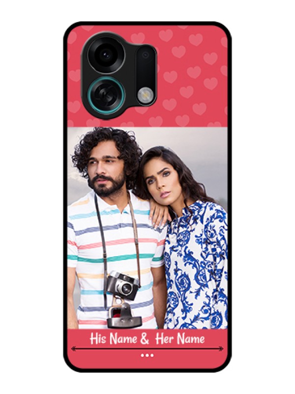 Custom Oppo K13 Turbo 5G Custom Glass Phone Case - Simple Love Design
