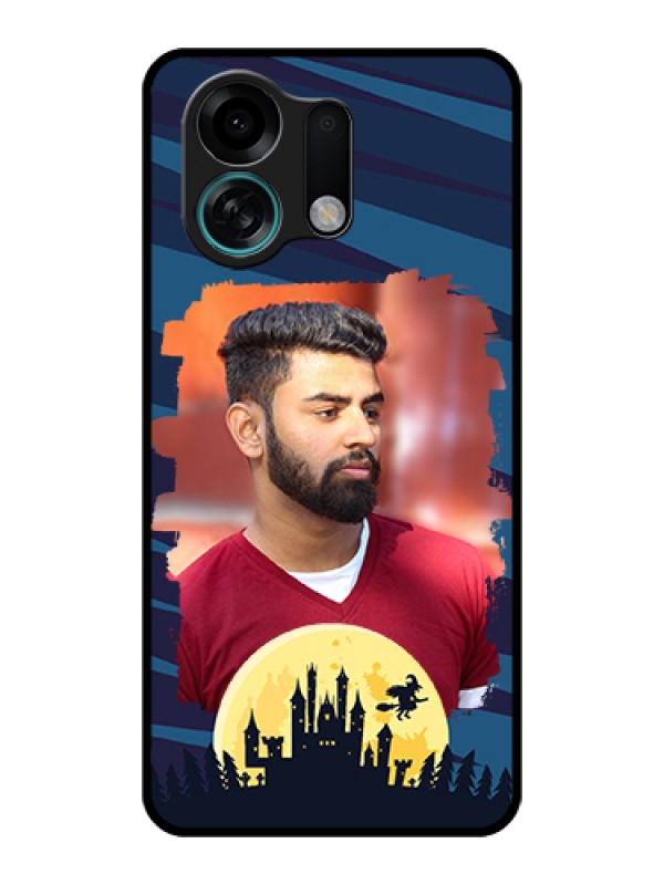 Custom Oppo K13 Turbo 5G Custom Glass Phone Case - Halloween Witch Design