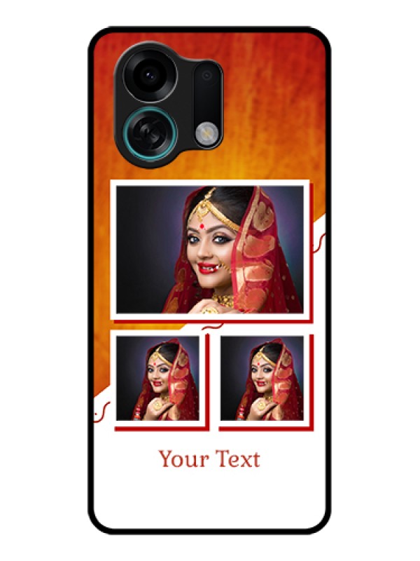 Custom Oppo K13 Turbo Pro 5G Custom Glass Phone Case - Wedding Memories Design