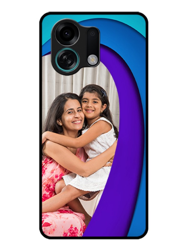 Custom Oppo K13 Turbo Pro 5G Custom Glass Phone Case - Simple Pattern Design