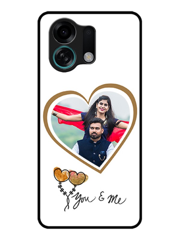 Custom Oppo K13 Turbo Pro 5G Custom Glass Phone Case - You & Me Design