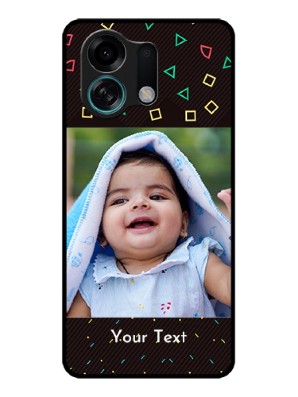 Custom Oppo K13 Turbo Pro 5G Custom Glass Phone Case - With Confetti Birthday Design