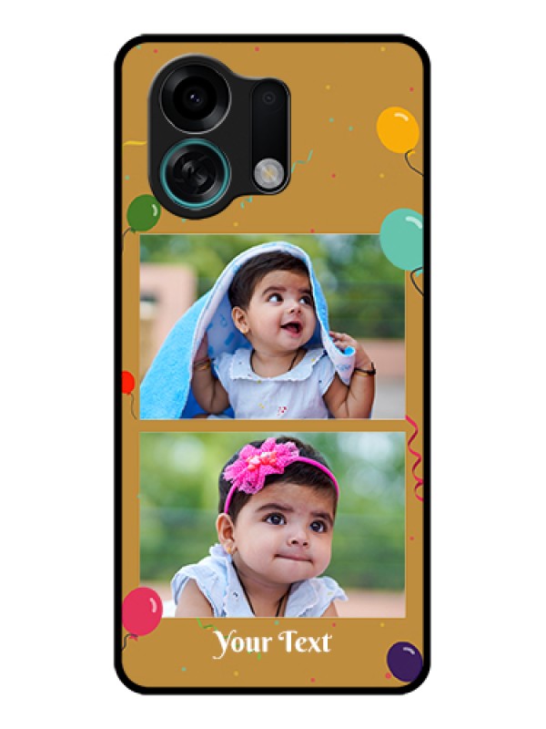 Custom Oppo K13 Turbo Pro 5G Custom Glass Phone Case - Image Holder With Birthday Celebrations Design