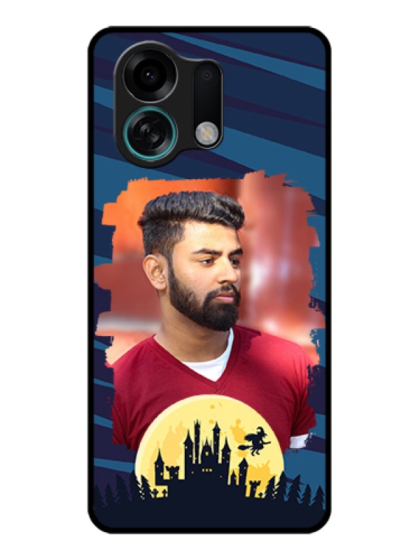 Custom Oppo K13 Turbo Pro 5G Custom Glass Phone Case - Halloween Witch Design