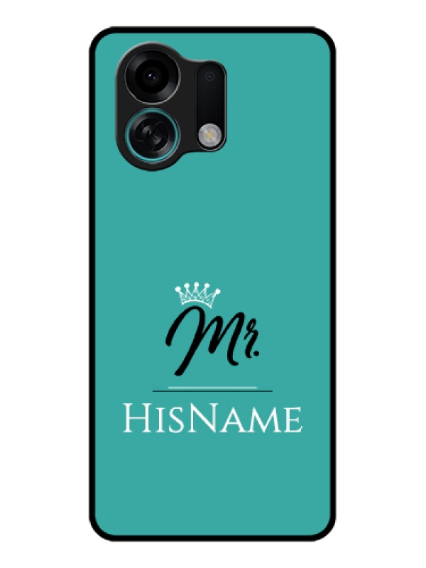 Custom Oppo K13 Turbo Pro 5G Custom Glass Phone Case - Mr With Name Design