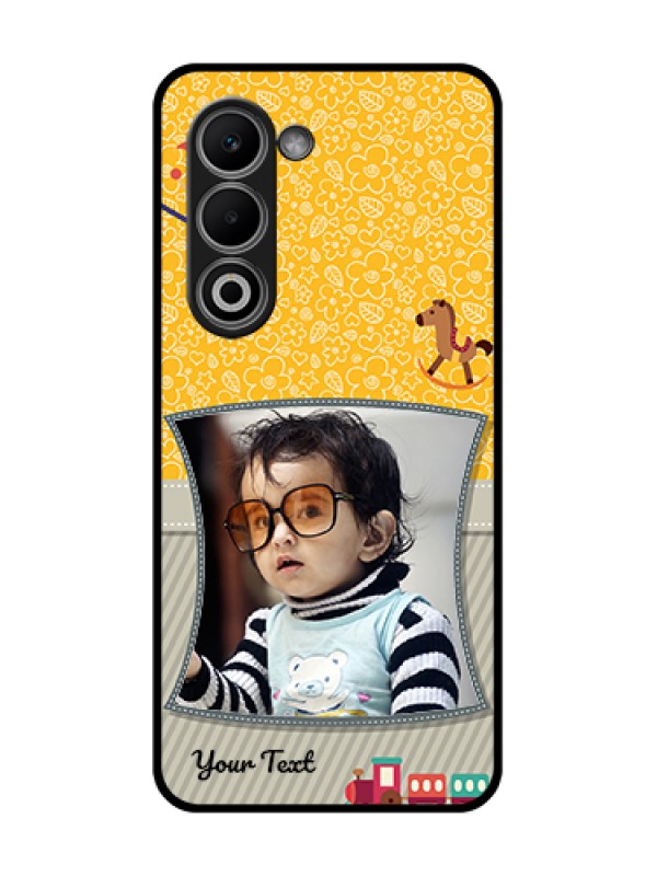 Custom Oppo K13x 5G Custom Glass Phone Case - Baby Picture Upload Design