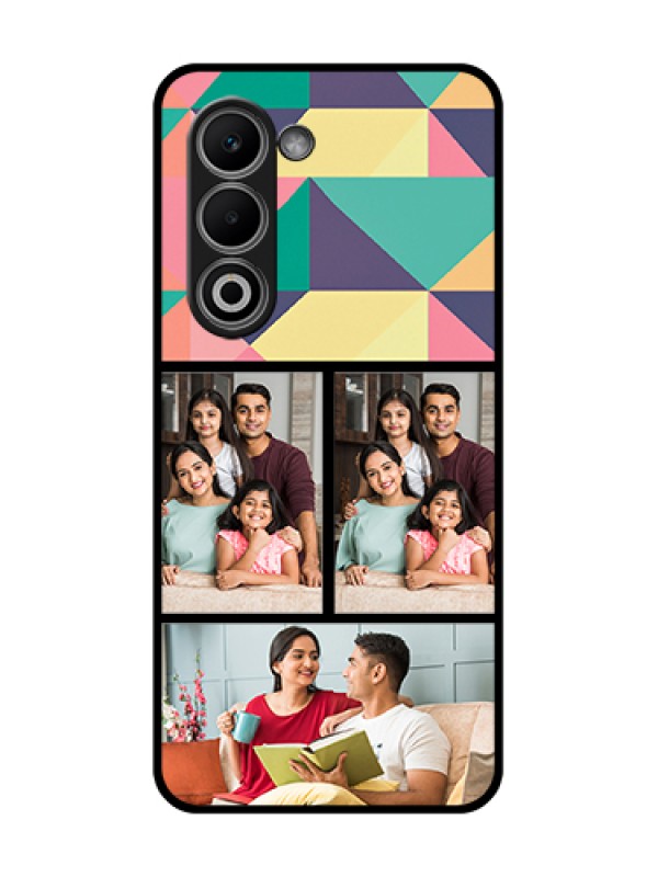 Custom Oppo K13x 5G Custom Glass Phone Case - Bulk Pic Upload Design
