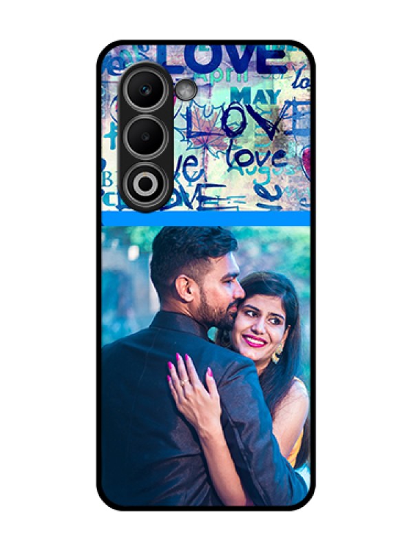 Custom Oppo K13x 5G Custom Glass Phone Case - Colorful Love Design