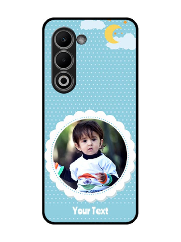 Custom Oppo K13x 5G Custom Glass Phone Case - Violet Pattern Design