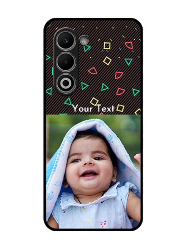 Custom Oppo K13x 5G Custom Glass Phone Case - With Confetti Birthday Design