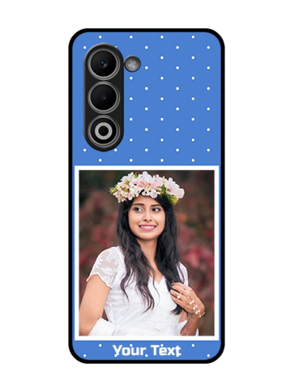 Custom Oppo K13x 5G Custom Glass Phone Case - Polka Dots Design