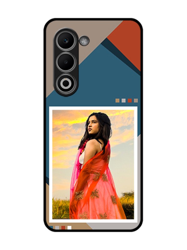 Custom Oppo K13x 5G Custom Glass Phone Case - Retro Color Pallet Design