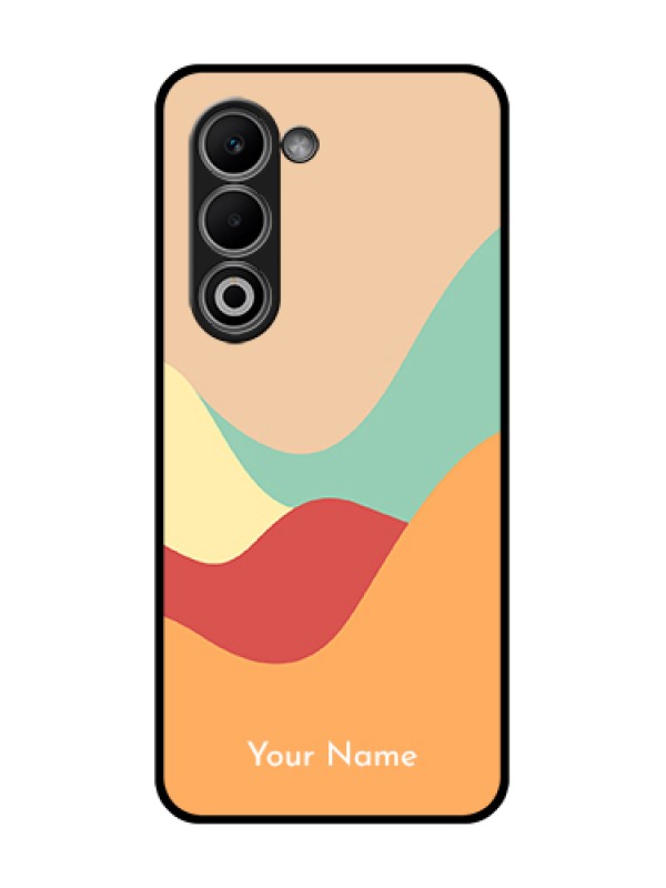 Custom Oppo K13x 5G Custom Glass Phone Case - Ocean Waves Multi - Colour Design