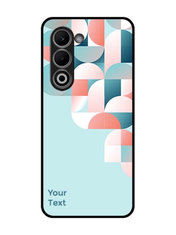 Custom Oppo K13x 5G Custom Glass Phone Case - Stylish Semi - Circle Pattern Design