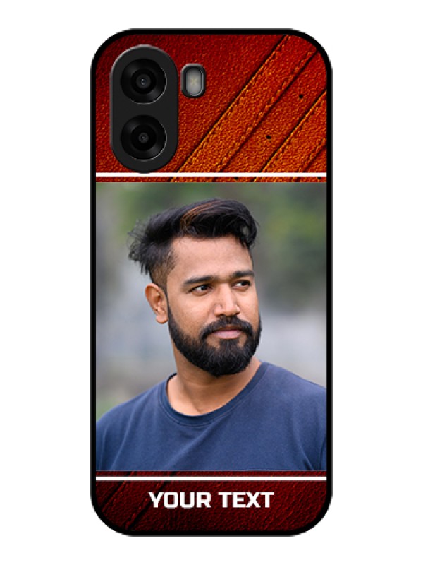 Custom Oppo K14x 5G Custom Glass Phone Case - Leather Phone Case Design