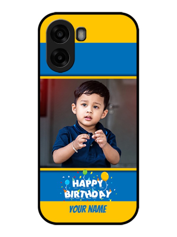 Custom Oppo K14x 5G Custom Glass Phone Case - Birthday Wishes Design