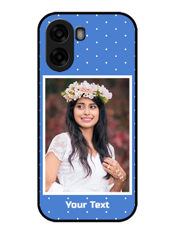 Custom Oppo K14x 5G Custom Glass Phone Case - Polka Dots Design