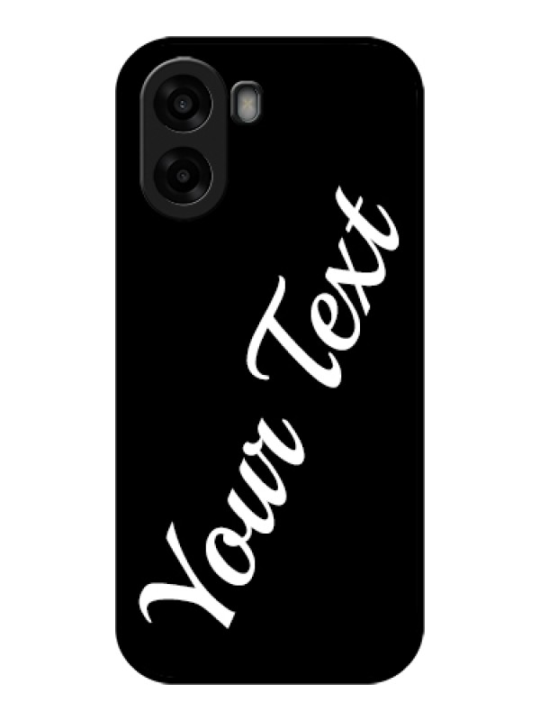 Custom Oppo K14x 5G Custom Glass Phone Case - With Your Name Design