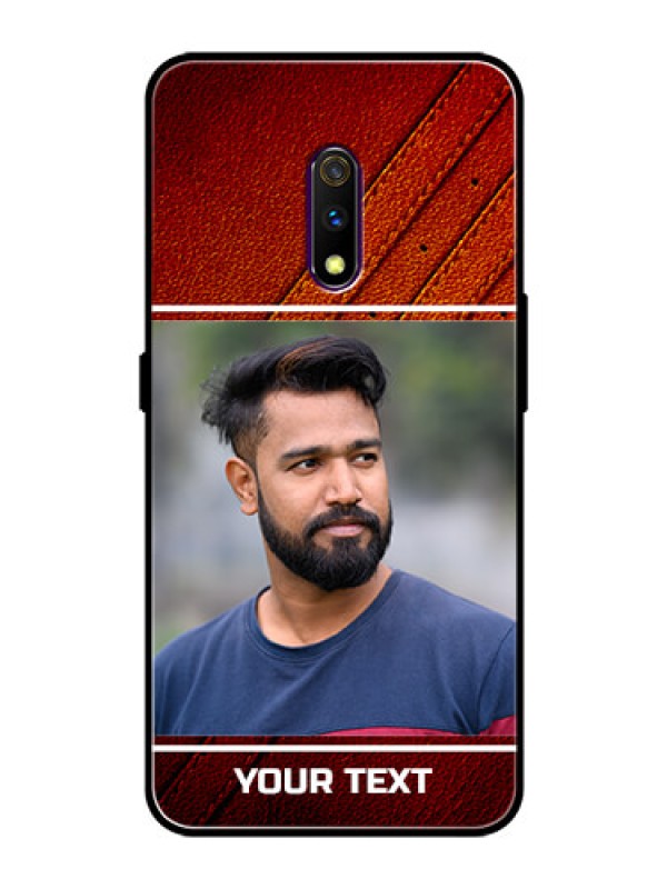 Custom Oppo K3 Personalized Glass Phone Case  - Leather Phone Case Design