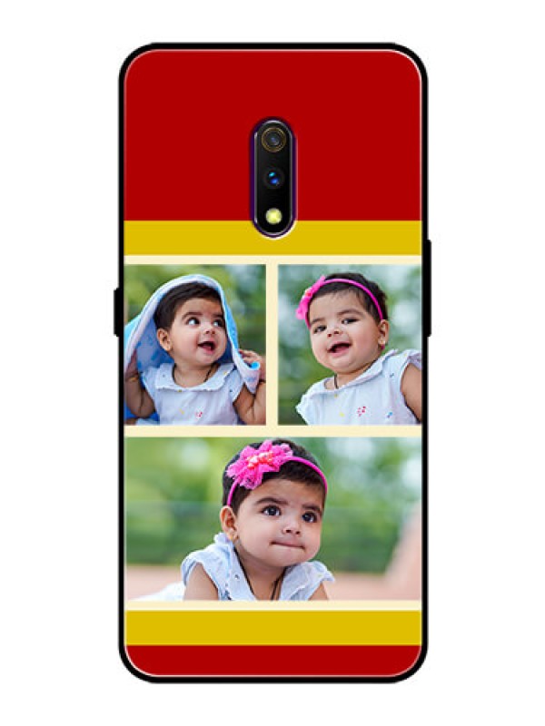 Custom Oppo K3 Custom Glass Mobile Case  - Multiple Pic Upload Design