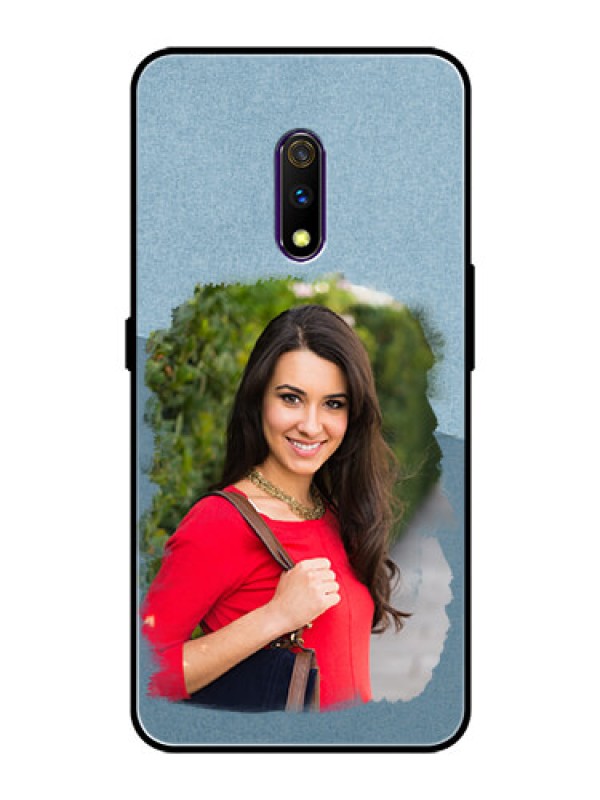 Custom Oppo K3 Custom Glass Mobile Case  - Grunge Line Art Design