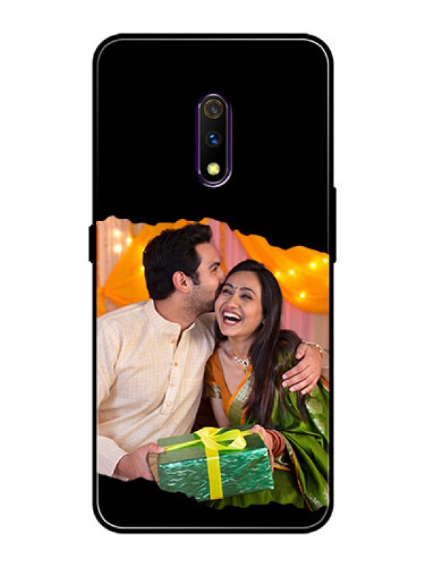 Custom Oppo K3 Custom Glass Phone Case - Tear-off Design