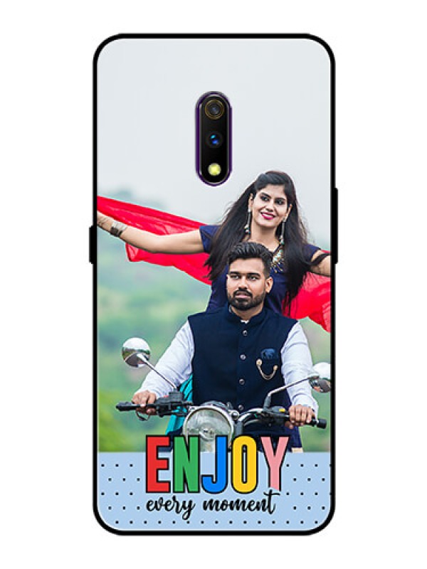 Custom Oppo K3 Photo Printing on Glass Case - Enjoy Every Moment Design
