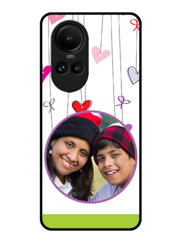 Custom Oppo Reno 10 5G Photo Printing on Glass Case - Cute Kids Phone Case Design