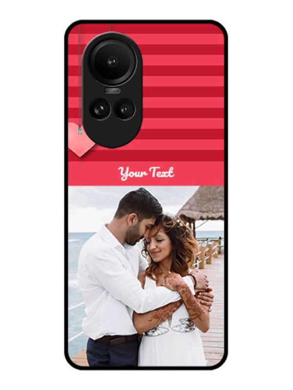 Custom Oppo Reno 10 5G Custom Glass Phone Case - Valentines Day Design