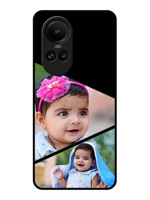Custom Oppo Reno 10 5G Custom Glass Phone Case - Semi Cut Design