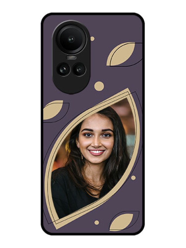 Custom Oppo Reno 10 5G Custom Glass Mobile Case - Falling Leaf Design