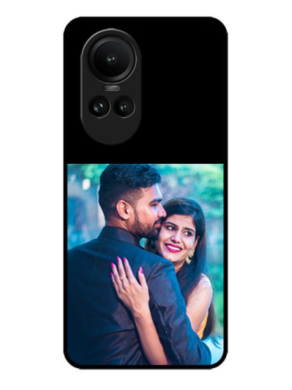 Custom Oppo Reno 10 5G Custom Glass Phone Case - Upload Full Picture With Custom Color Design