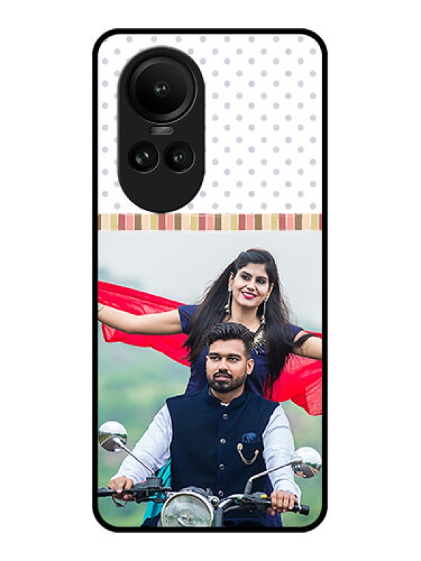 Custom Oppo Reno 10 Pro 5G Photo Printing on Glass Case - Cute Family Design