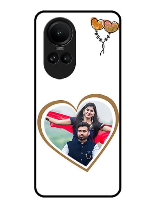 Custom Oppo Reno 10 Pro 5G Custom Glass Mobile Case - You & Me Design