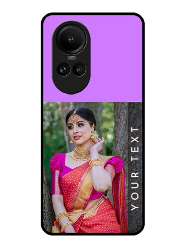 Custom Oppo Reno 10 Pro 5G Custom Glass Mobile Case - Birthday Icons Design