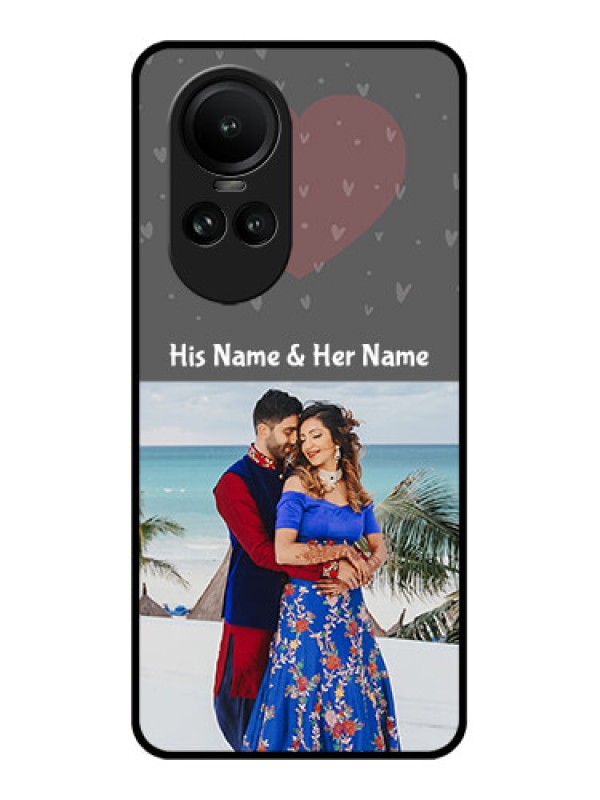 Custom Oppo Reno 10 Pro 5G Custom Glass Mobile Case - Buy Love Design with Photo Online