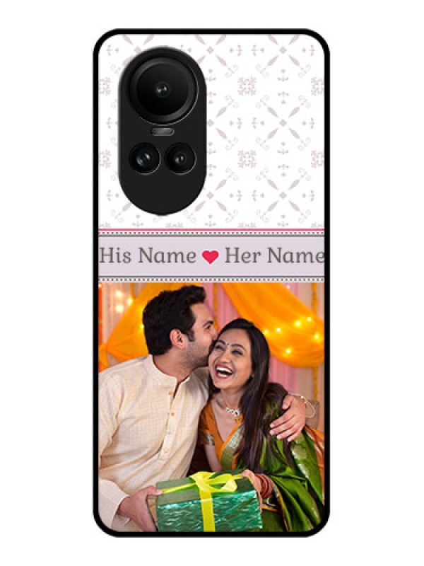 Custom Oppo Reno 10 Pro 5G Custom Glass Mobile Case - with Photo and Ethnic Design