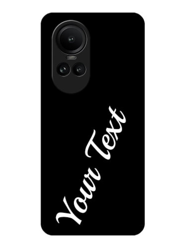 Custom Oppo Reno 10 Pro 5G Custom Glass Mobile Cover with Your Name