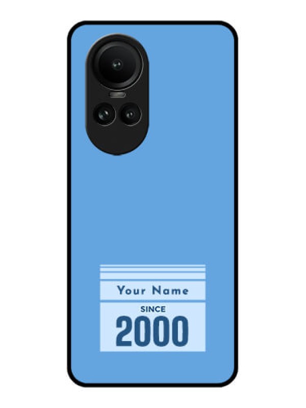 Custom Oppo Reno 10 Pro 5G Custom Glass Mobile Case - Custom Year of birth Design