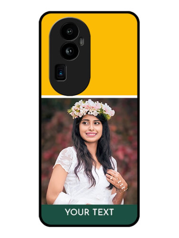 Custom Oppo Reno 10 Pro Plus 5G Photo Printing on Glass Case - Love You Design