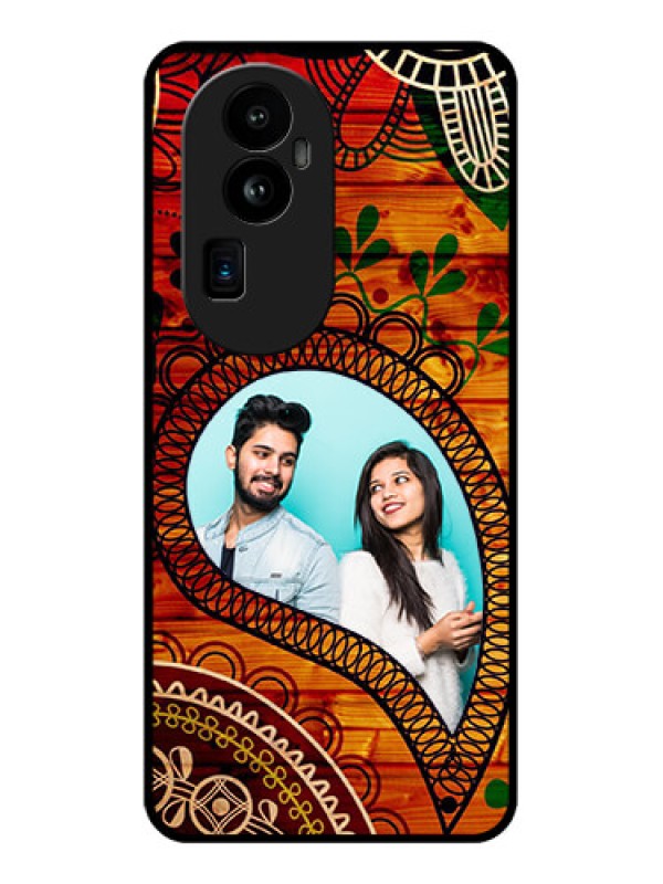 Custom Oppo Reno 10 Pro Plus 5G Personalized Glass Phone Case - Abstract Colorful Design